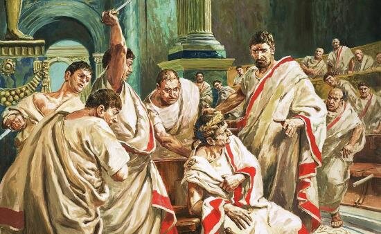 morte di Cesare all'inizio di marzo del 44