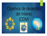 Objetivos del milenio por la ONU