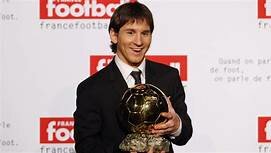 Messi's first gold ball