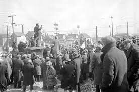 March on the Ford Motor Company's Plant