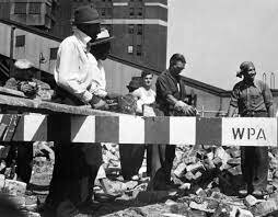 The Works Progress Administration puts Americans to work.