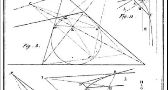 Jean victor Poncelet realiza grandes investigaciones que renuevan de forma considerable la geometría proyectiva
