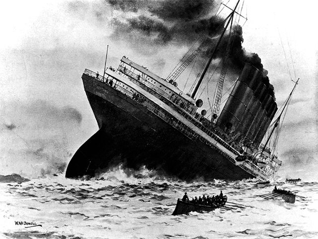 Affondato il Lusitania