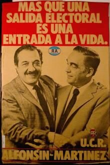 R. Alfonsín gana las elecciones