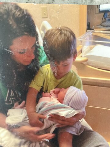 Baby Harper was born