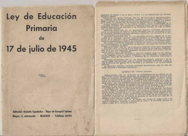 Ley de Educación Primaria de 1945
