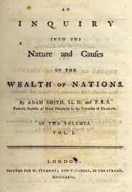 Adam Smith publica "La Riqueza de las Naciones" (Escocia)