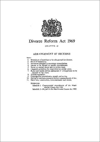Divorce Reform Act