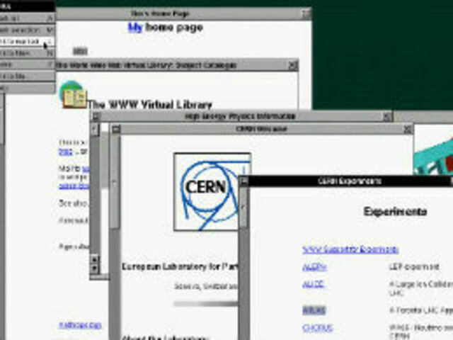 CERN presenta la world wide web de forma pública (Suiza)
