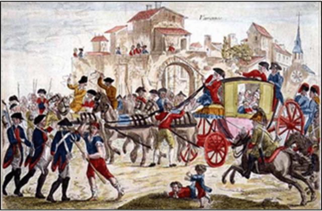 Royal Family Attempts to Flee                                                         https://www.preceden.com/timelines/32587-french-revolution-10-key-events-timeline