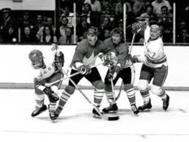 canada win the first hockey challenge against the soviets