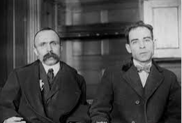 Sacco and Vanzetti arrested for armed robbery and murder