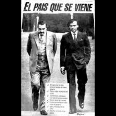 Timeline: PRESIDENCIAS RAUL ALFONSIN -CARLOS MENEM