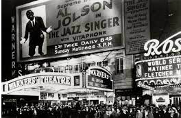 The Jazz Singer debuts (1st movie with sound)