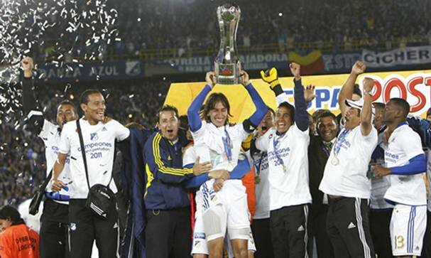 Millionaires champion of the Colombia Cup 2011.