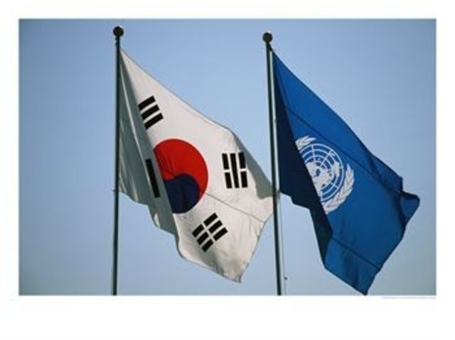 North and South Korea join the United Nations.