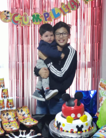 my brother's first birthday