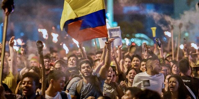 Indefinite 2021 National Strike in Colombia, called against the tax reform and government policies of Iván Duque, leaves two dead and several injured in riots in several cities.