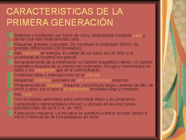 Primera generación (1951-1958)