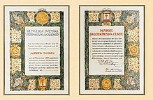 Recebimento do Prêmio Nobel de Química