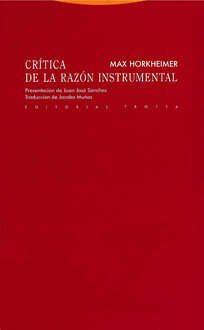 Libro de Max Horkheimer