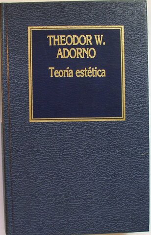 Libro de Theodor Adorno