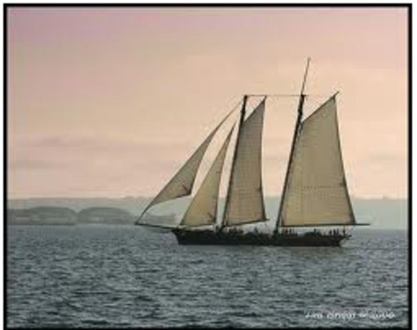 Edgar Sails to England