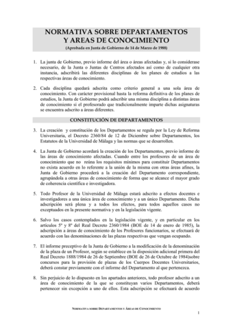 Area de conocimientos