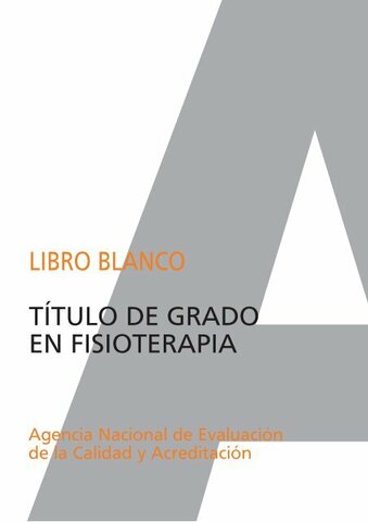 Libro Blanco en Fisioterapia