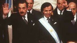 Timeline: PRESIDENCIAS DE RAÚL ALFONSÍN Y CARLOS MENEM