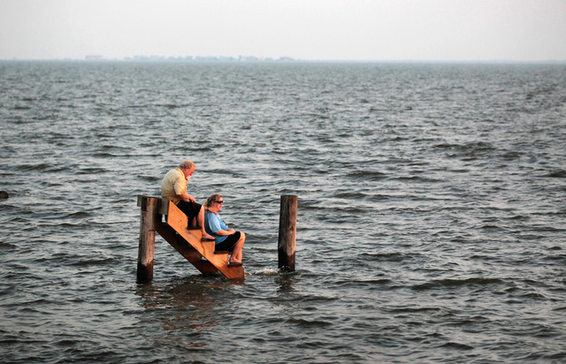 Aftermath of Irene on NC coast