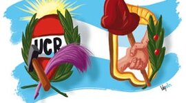 Timeline: Presidencias de RAUL ALFONSIN Y CARLOS MENEM