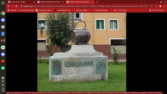 txistulari eskultura trinchera