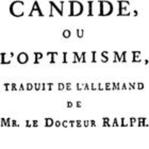 Voltaire published Candide
