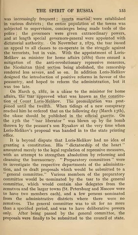 Loris Melikov Proposals