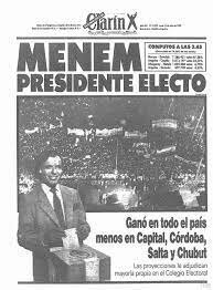 Presidencia de Menem