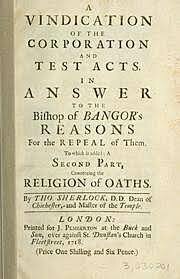 Emanazione del Test act