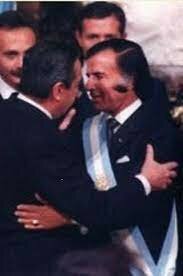 EL TRASPASO DE PODER DE ALFONSIN A MENEM