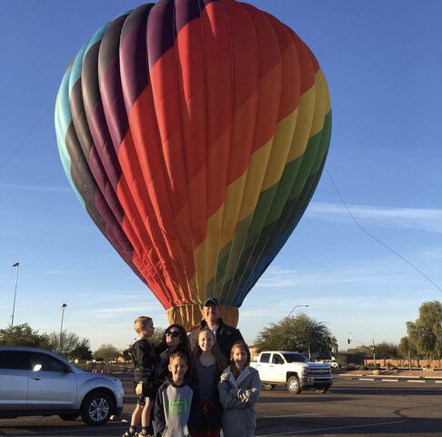 Hot air balloon ride