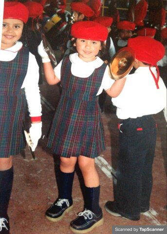 mi primera participación en la banda escolar