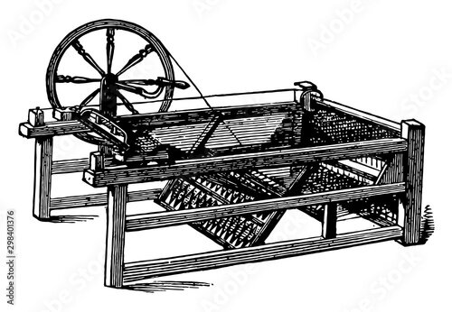 Spinning jenny by James Hargreaves