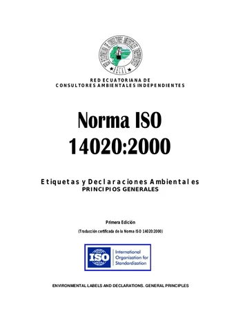 ISO 14020: 2000