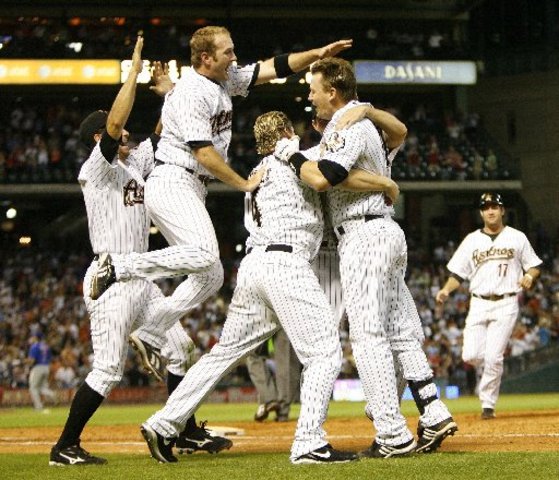 Two straight walk-offs