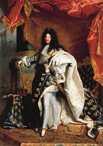 Louis XIV comes into power