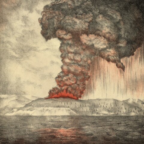 Krakatoa Volcano Eruption