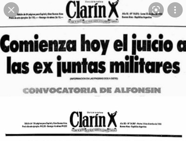 PRIMEROS DOS DECRETOS EN EL GOBIERNO DE ALFONSIN