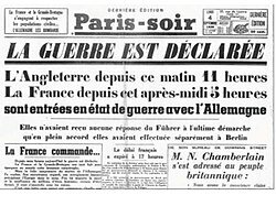 Germany declares war on France