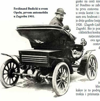 Prvi automobil u Zagrebu