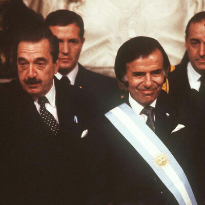 Timeline: Presidencias de Raúl Alfonsín y Carlos Menem