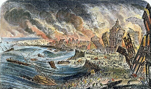 The Great Lisbon Earthquake, Lisbon Portugal